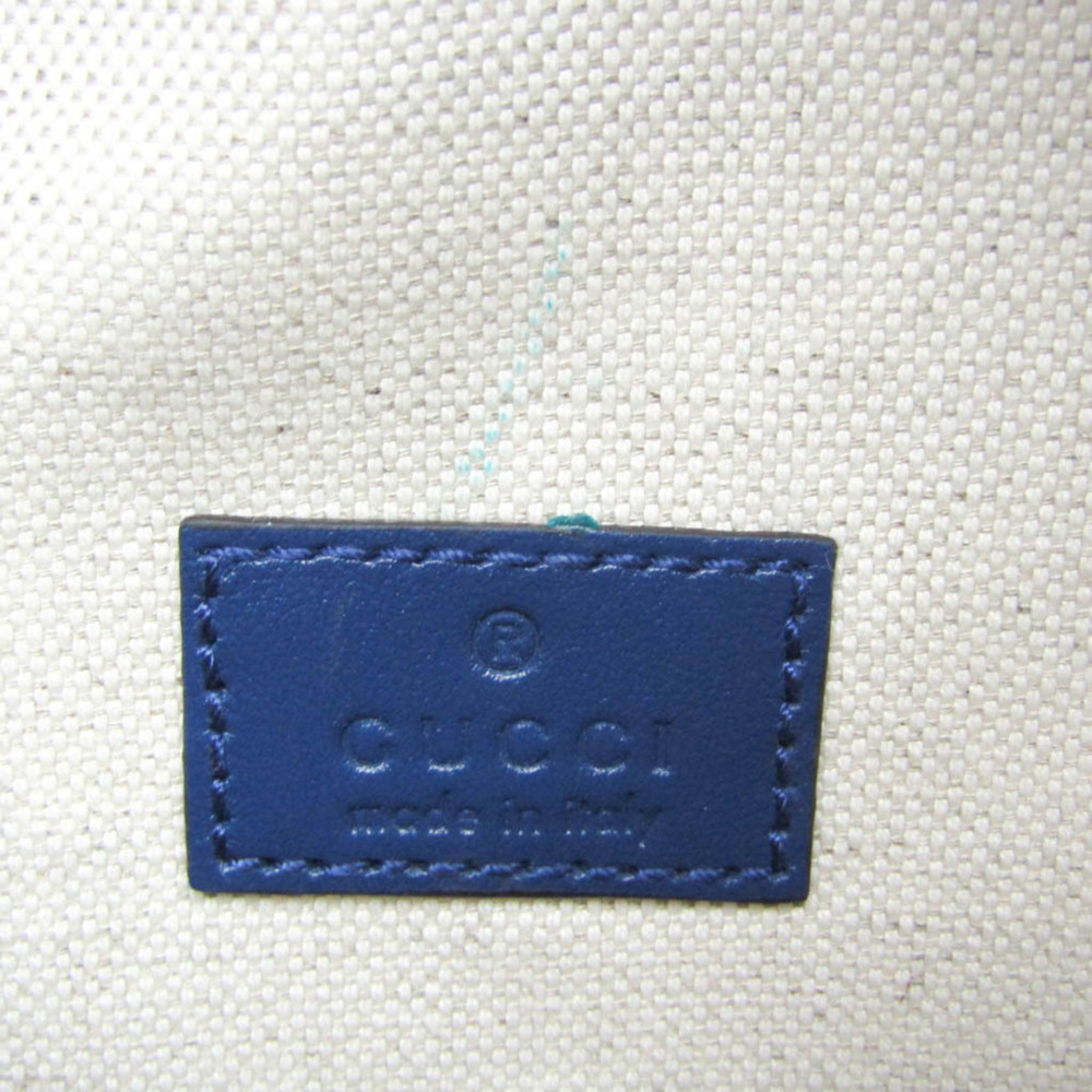 GUCCI Authentic Blue Leather Fanny Pack - Picture 11 of 12